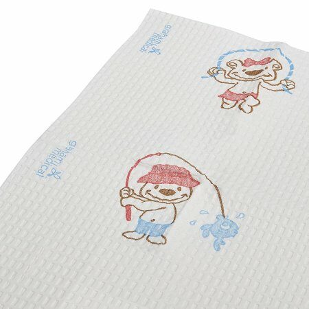 TOWEL, PLASBK 2PLY TEDDY BEAR PRINT (500/CS)