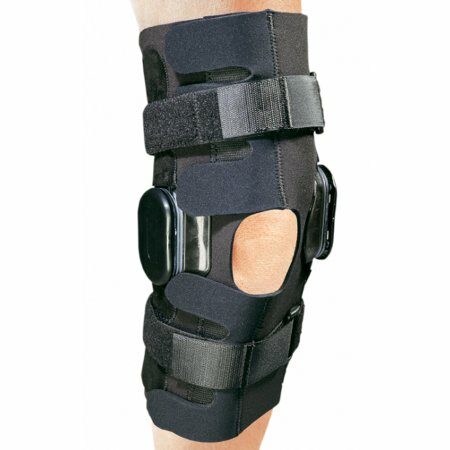 KNEE BRACE, WRAP ACTION SHORT MED