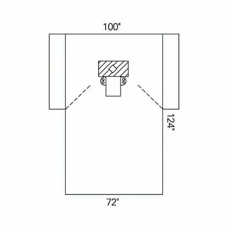DRAPE, THYROID 100"X72"X124" (10/CS)