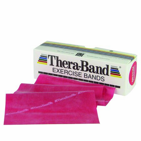 THERBAND, LIGHT RESIST LATEX RED 5"X6YDS