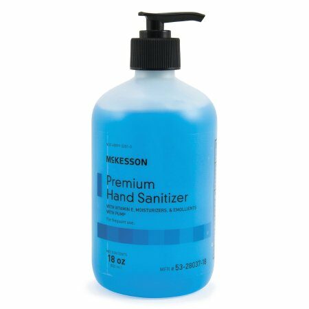 SANITIZER, HAND W/PUMP 18OZ (12/CS)